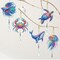Ocean Diamond Art Wind Chimes Kit for Adults – 6 DIY Sea Animal Suncatchers, Double-Sided Gem Painting, Perfect Gifts for Mom